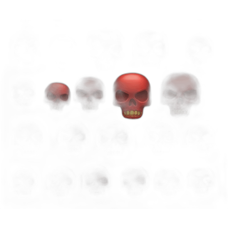 red-skull emoji