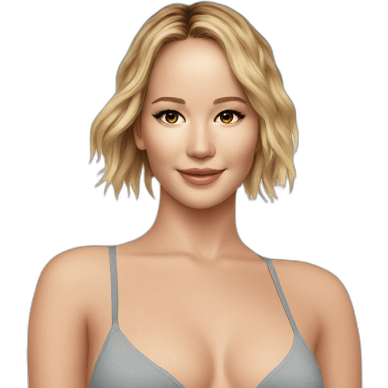 jennifer lawrence bikini emoji