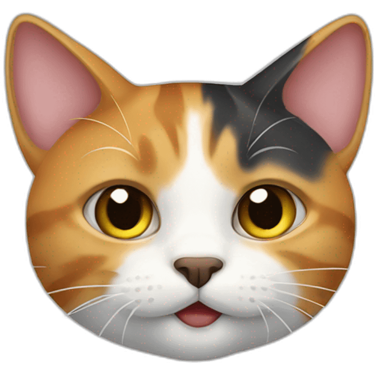 tricolor cat emoji