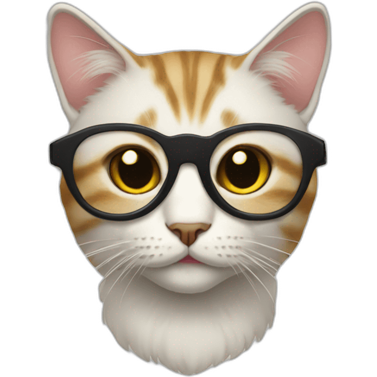 cat avec lunette emoji