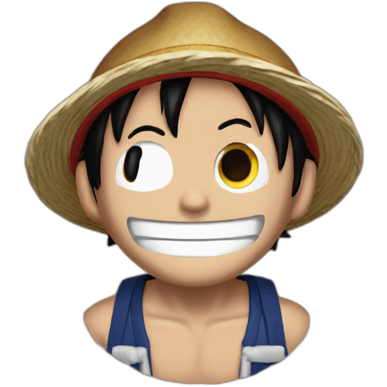 Luffy con músculos  emoji