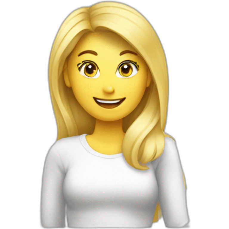 Blond woman-thumb up emoji