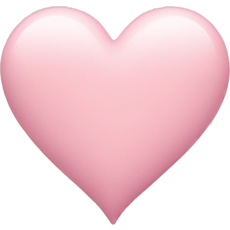 pastel pink heart emoji