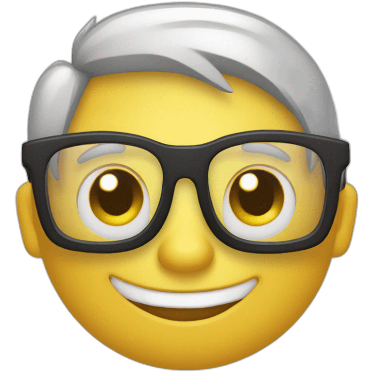 Chat avec des lunettes  emoji