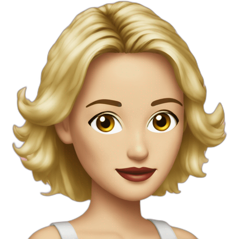 young sharon stone emoji