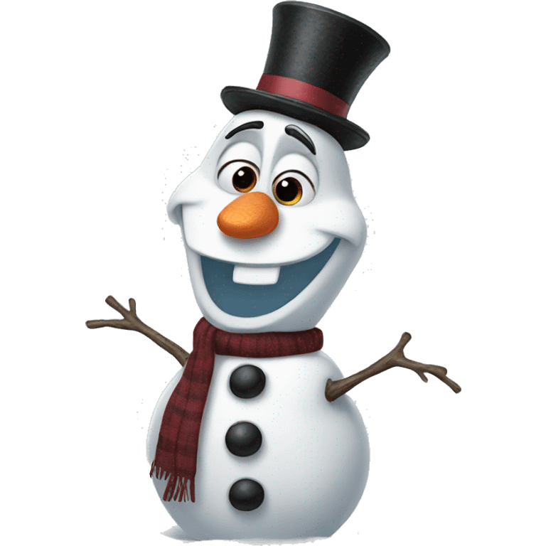 Olaf the snowman  emoji