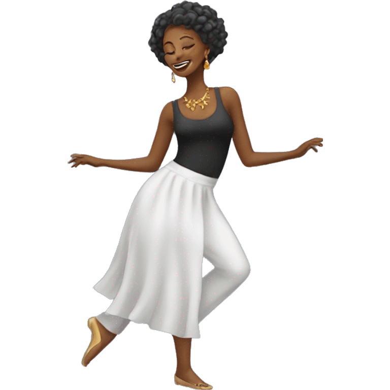 Lady style dance emoji