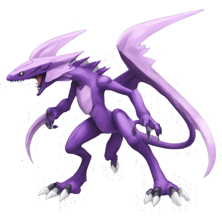  Cool Edgy Godly Futuristic Digimon-Fakemon-Genesect-Reptile full body emoji