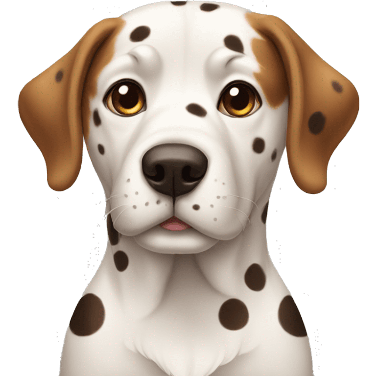 dog with many spots emoji