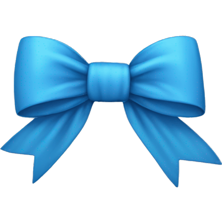 blue coquette bow emoji