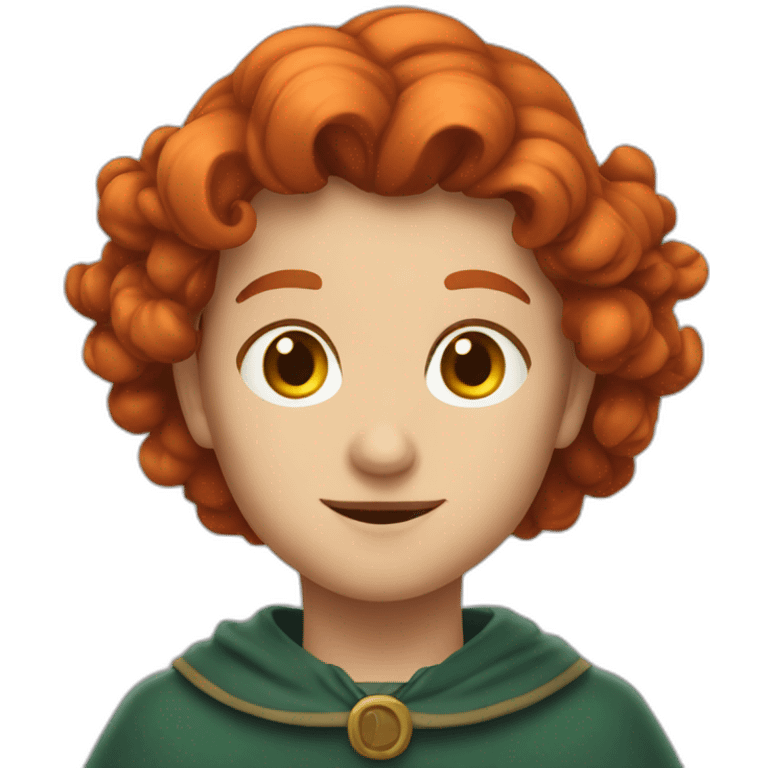 Sorcière rousse emoji