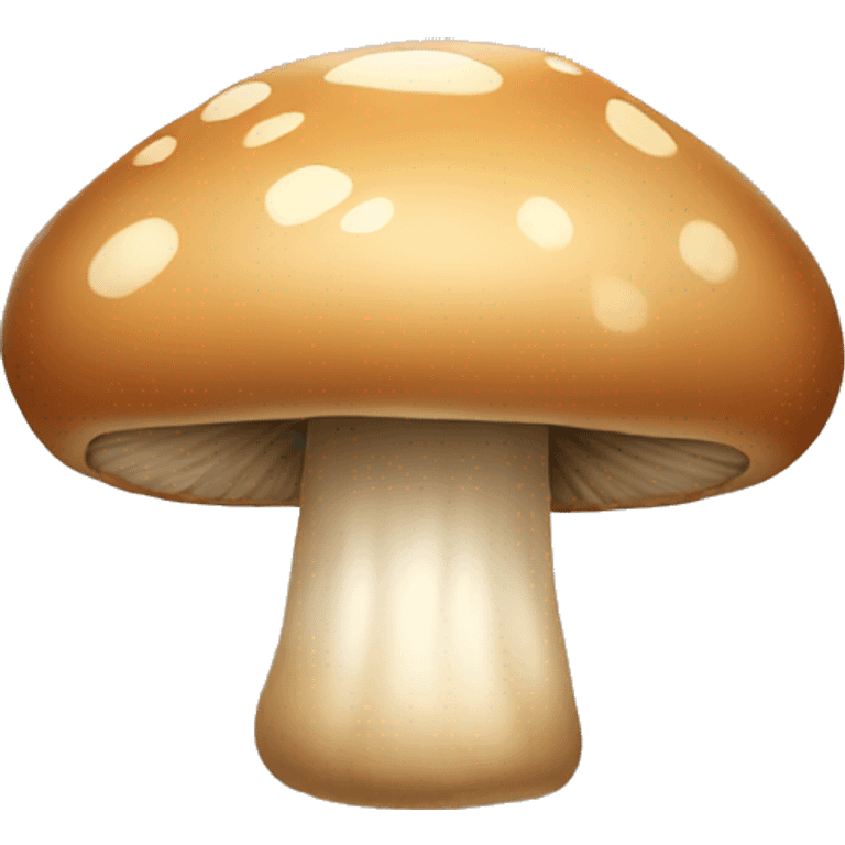 Light brown one mushroom emoji