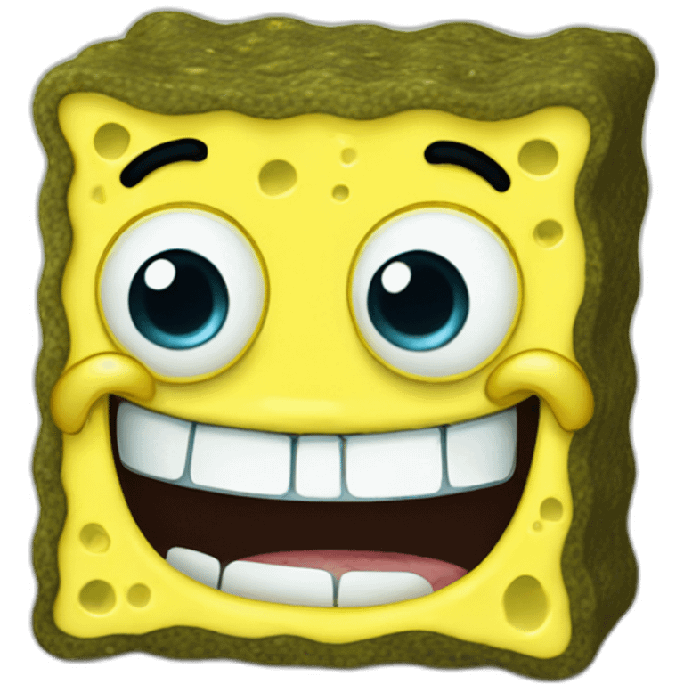 happy sponge bob emoji