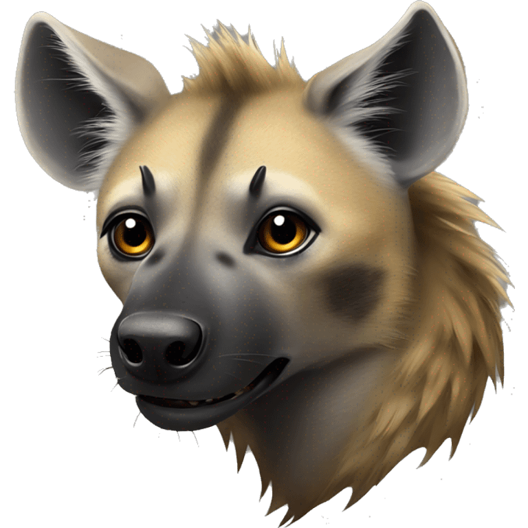 a hyena with a star emoji