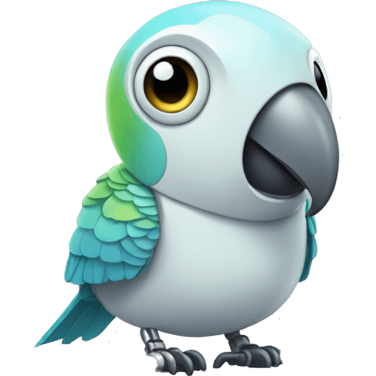 parakeet robot emoji