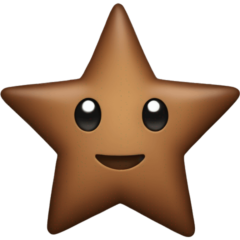 Brown star emoji