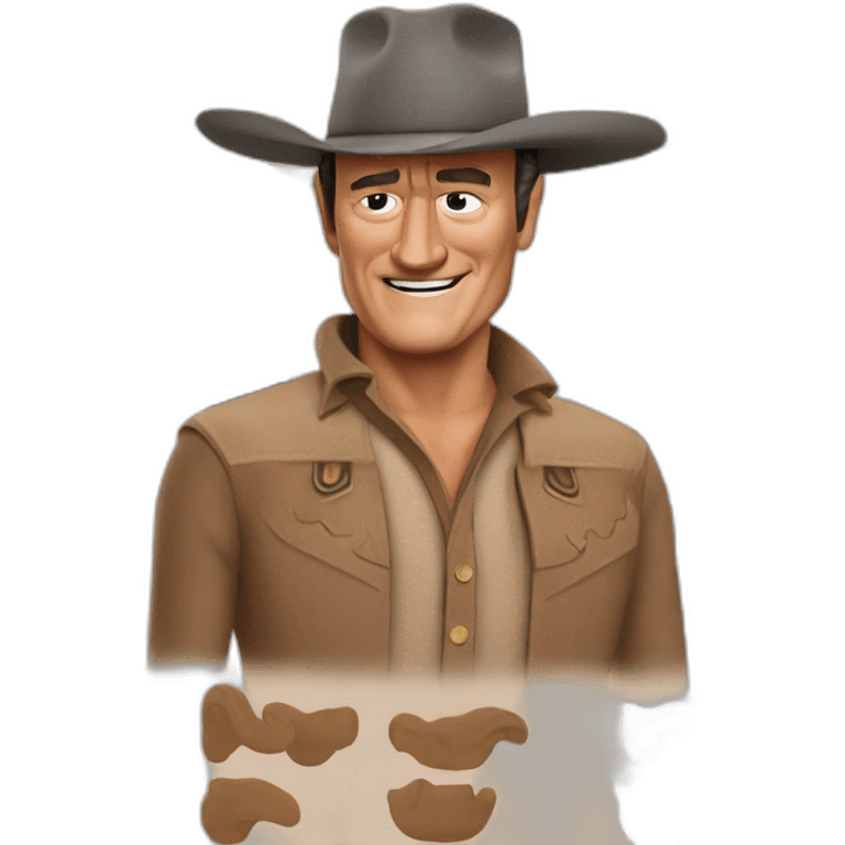 john wayne cowboy rio bravo emoji