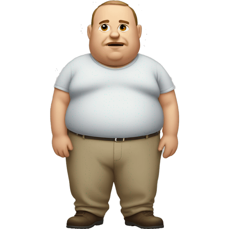 Fat man emoji