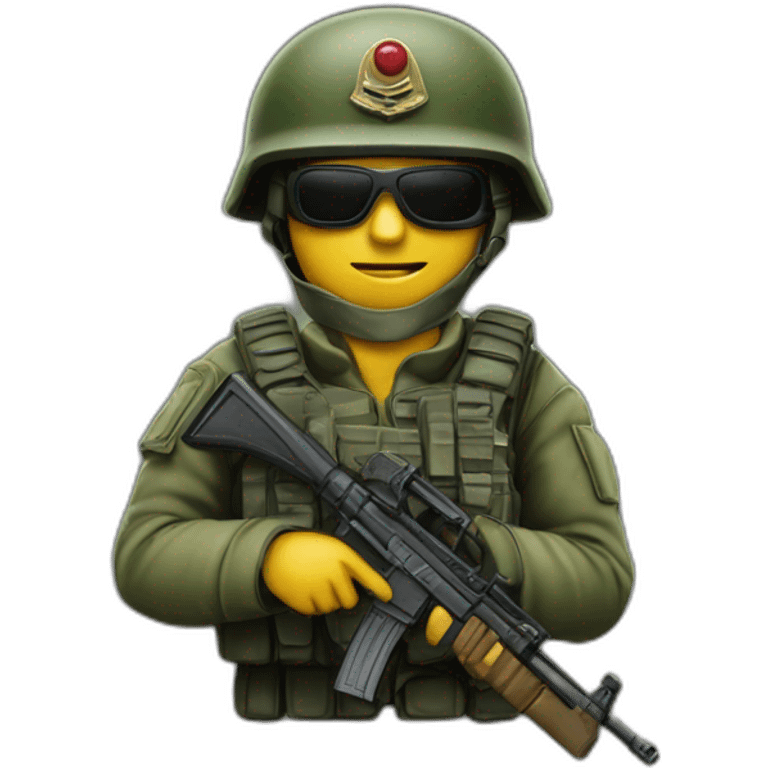 Korps commando troepen emoji