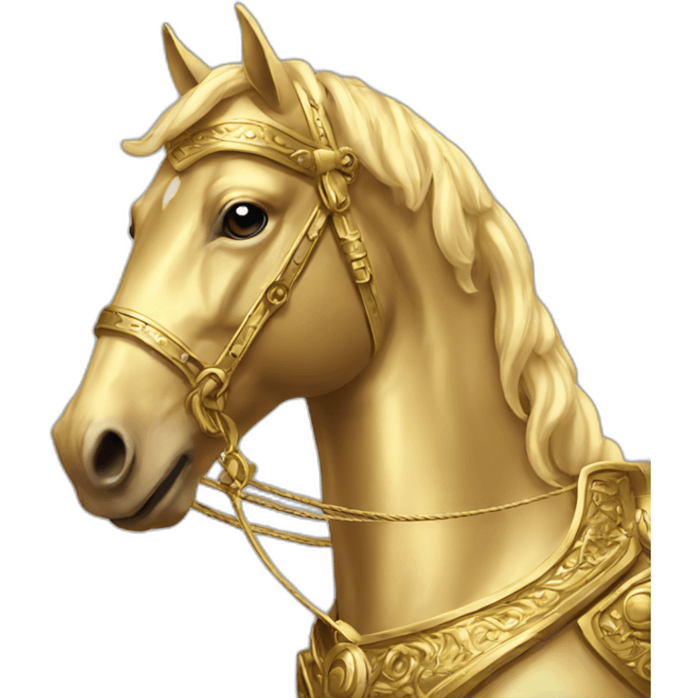 gold-ship-horse emoji