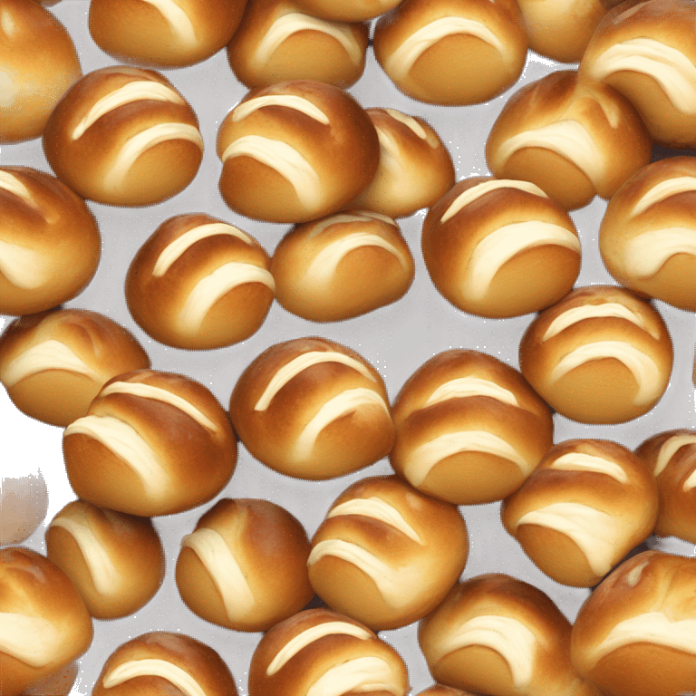 Boule brioche avec crème  emoji