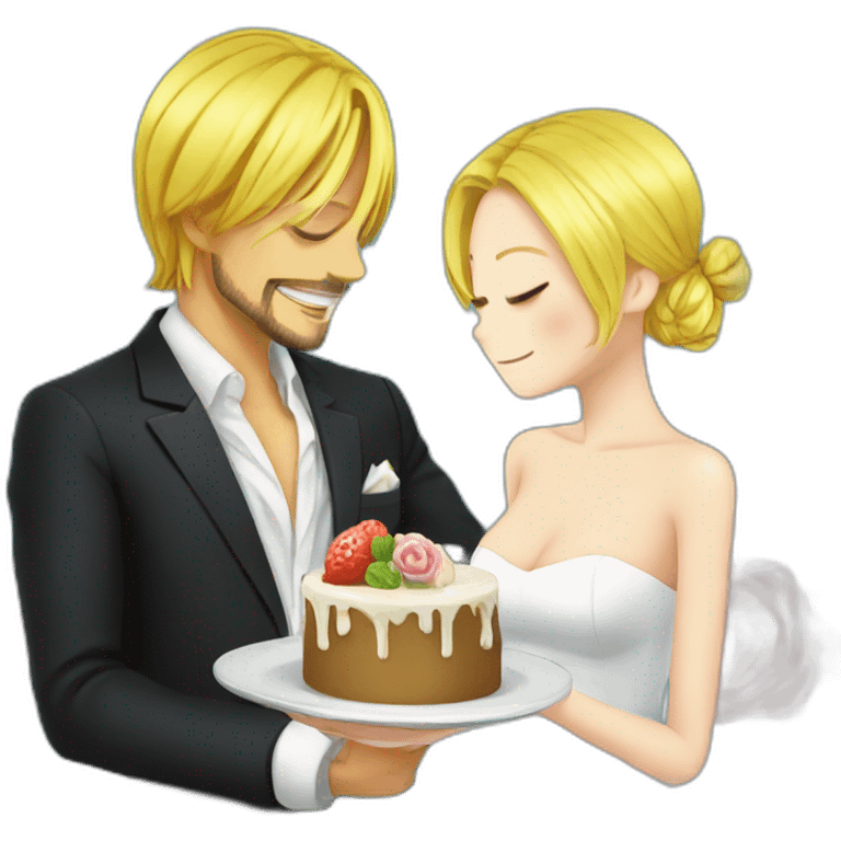 marriage sanji et pudding emoji