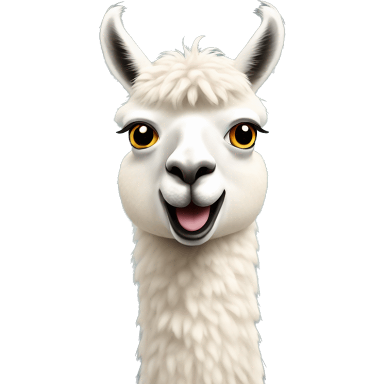 hallucinating alpaca emoji