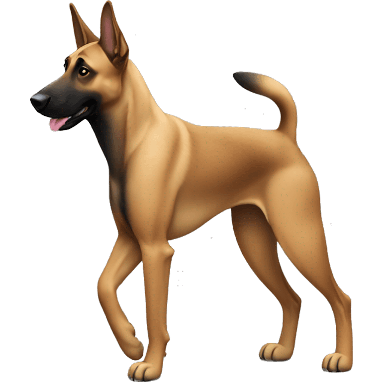 malinois dog marche, walking emoji