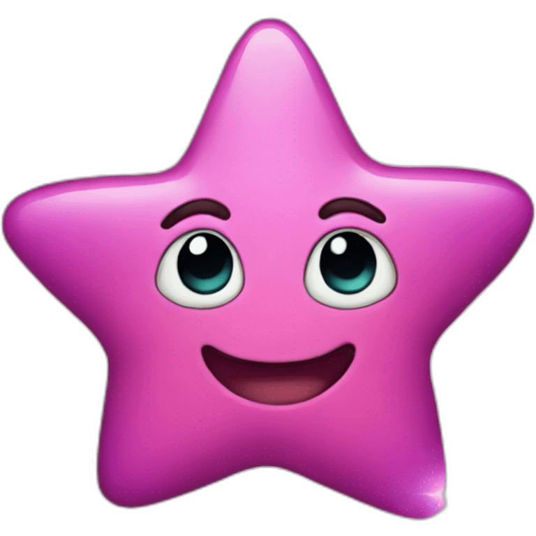 Pink Galaxy in a star emoji