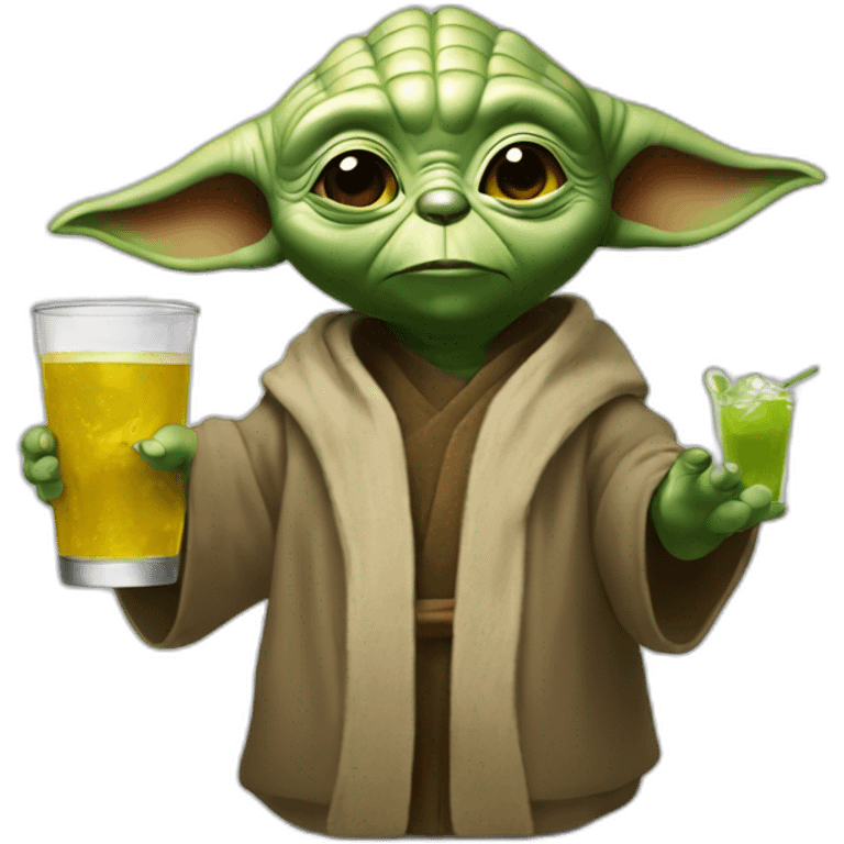 Yoda-drink-bear emoji