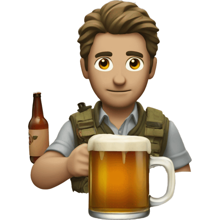 Hunter tv beer emoji