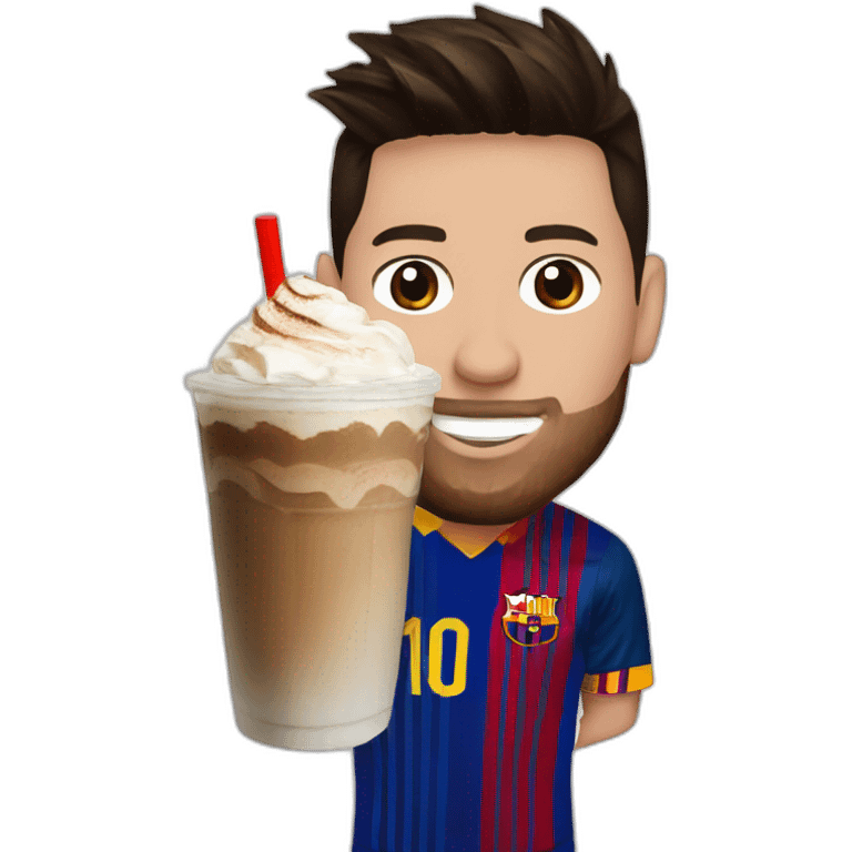 messi frappe Ronaldo emoji