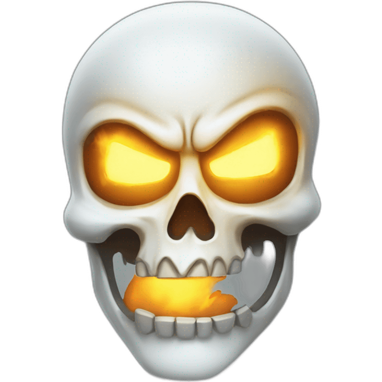 ghost rider face emoji