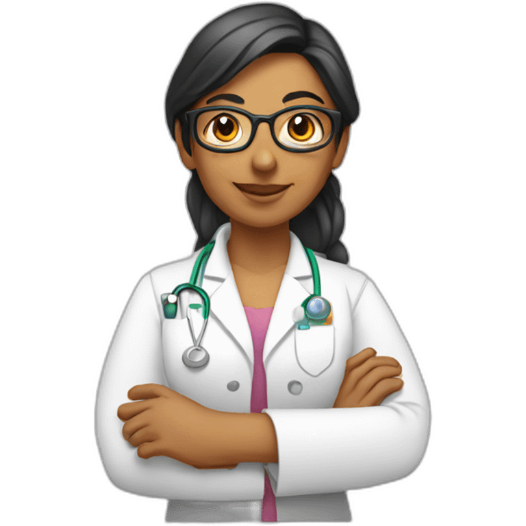 Lesbian Indian pharmacist emoji