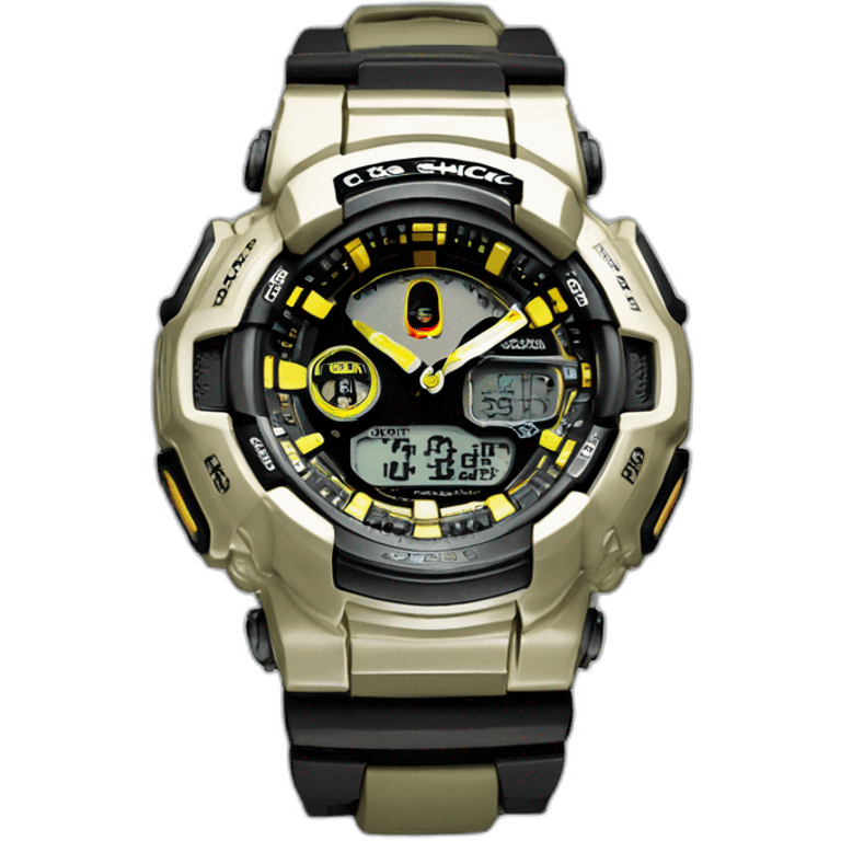 montre g-shock modèle DW-5000 emoji