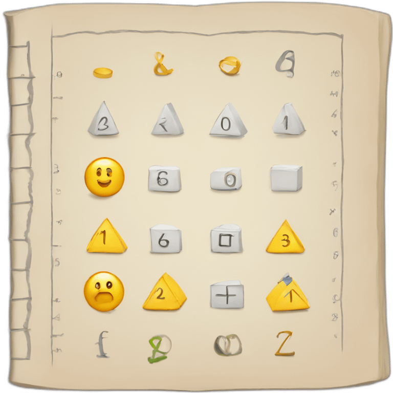 Maths book emoji