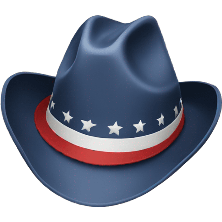 stars and stripes cowboy hat emoji emoji