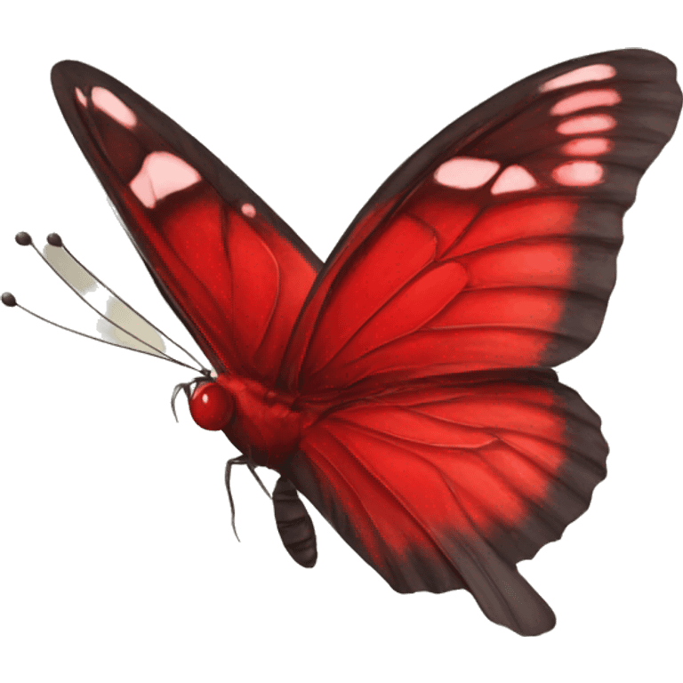 Red butterfly emoji