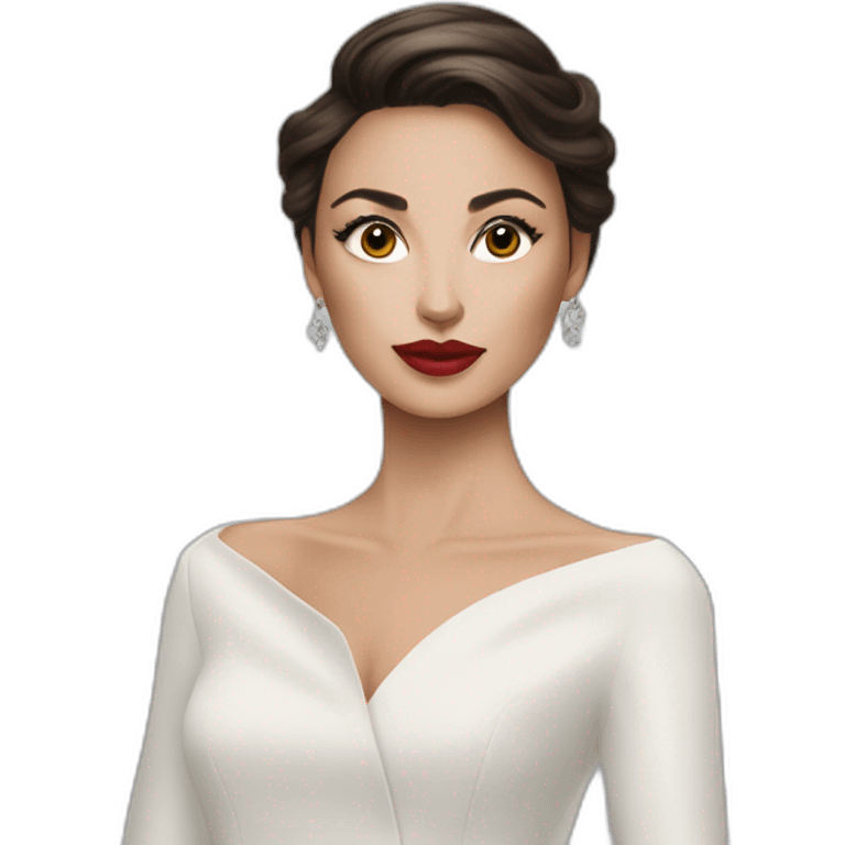 femme brune dior emoji