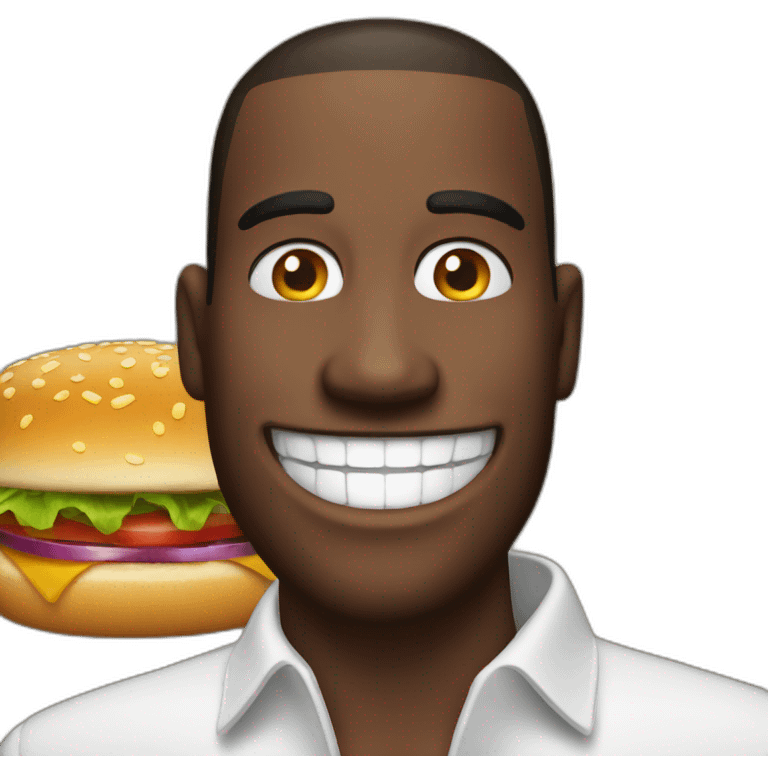 smile Burger man emoji