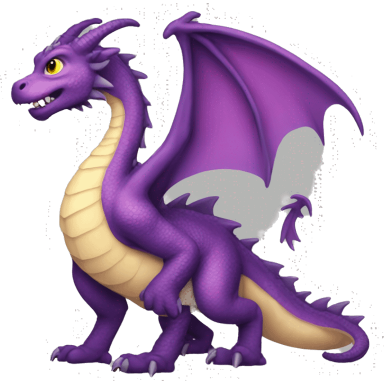 Dragon with missing tail emoji