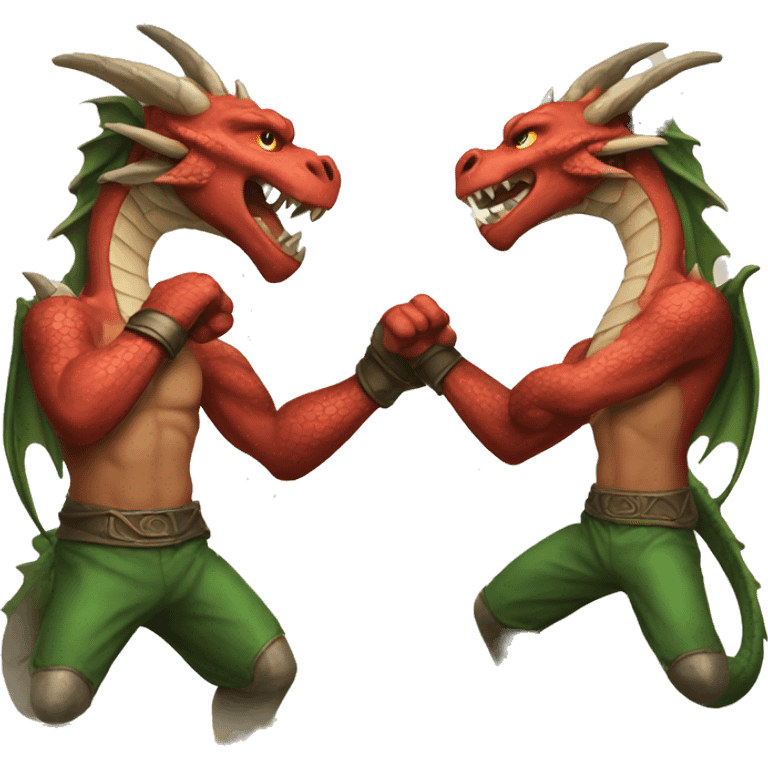 fighting dragons emoji