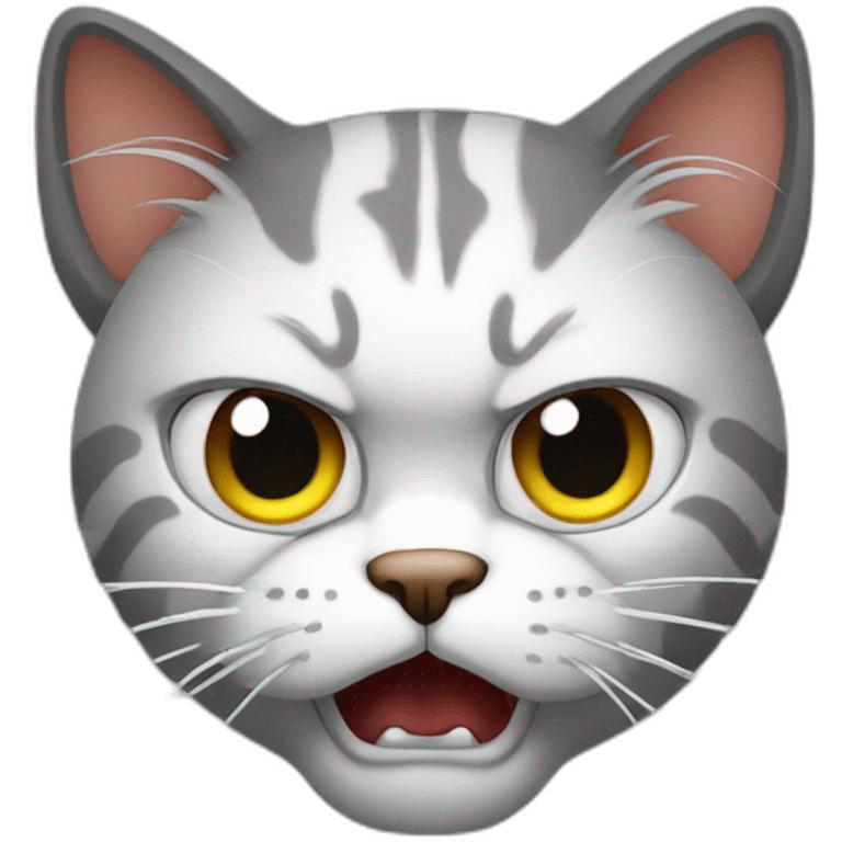 Angry cat emoji