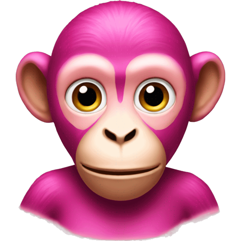 pink monkey emoji