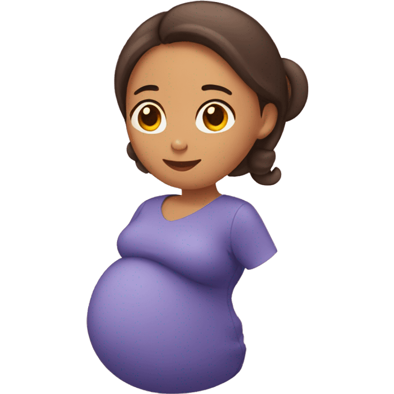 mujer embarazada emoji