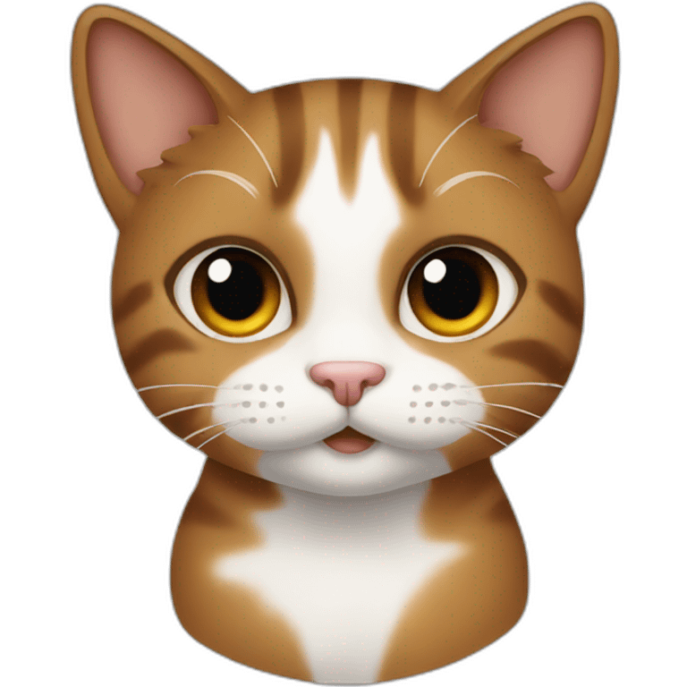 Cat brown emoji