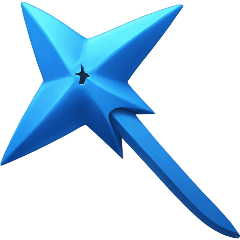 blue ninja star emoji