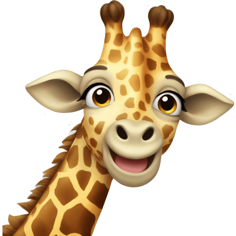 happy giraffe  emoji