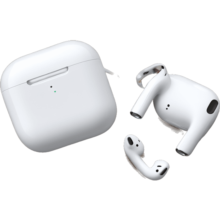 Apple AirPods Pro with two cow  emoji