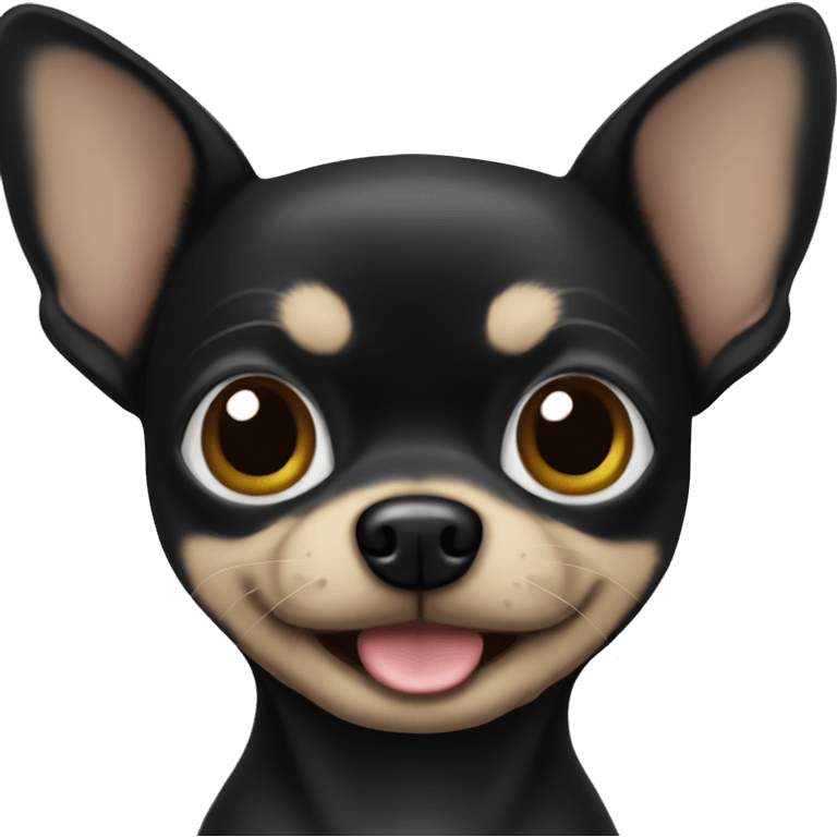 black chihuahua emoji